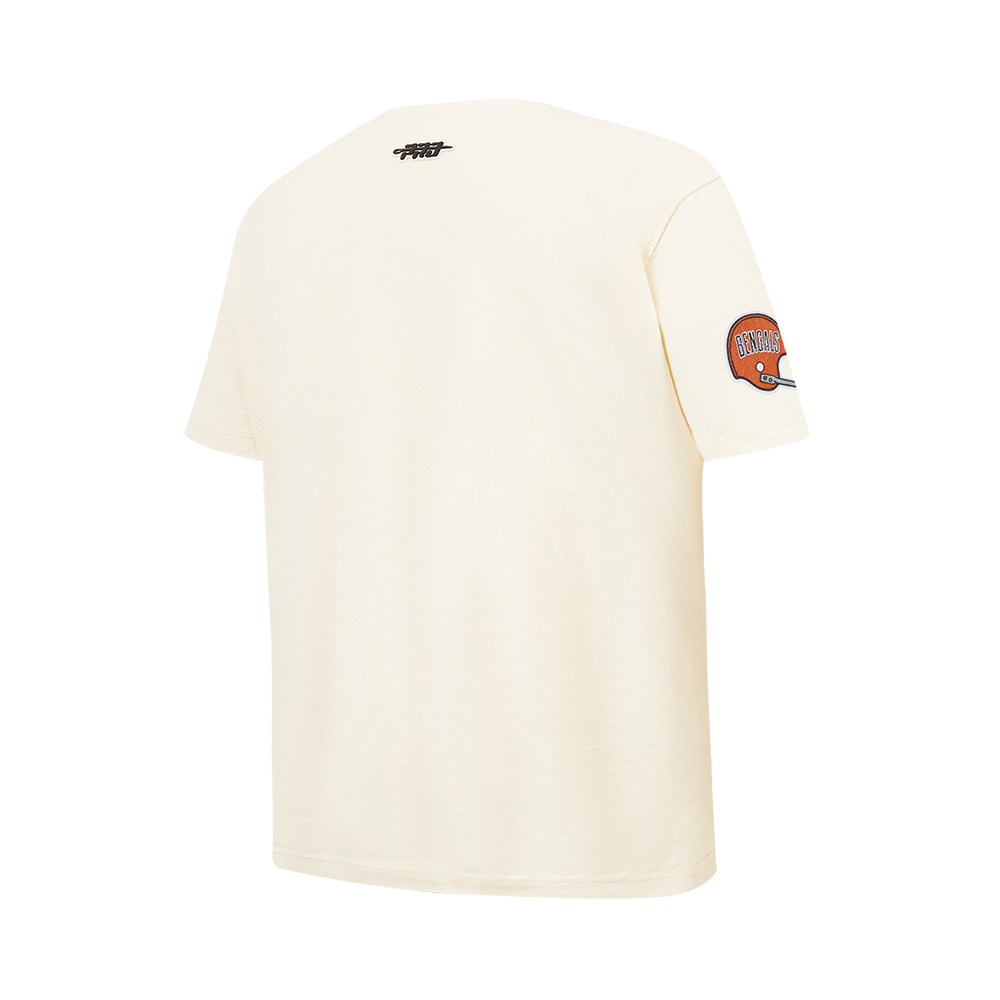NFL CINCINNATI BENGALS RETRO CLASSIC BIG BOY'S SS TEE (EGGSHELL)
