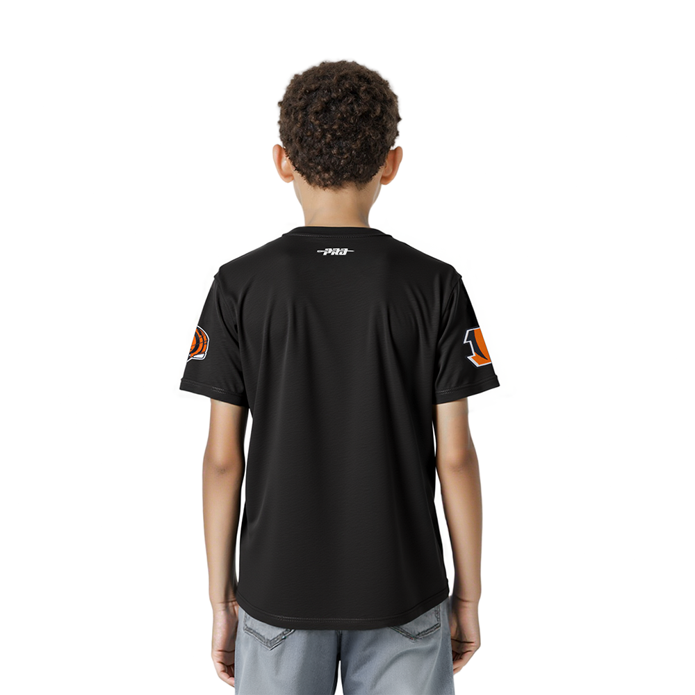 NFL CINCINNATI BENGALS CLASSIC LITTLE BOY'S SS TEE (BLACK)