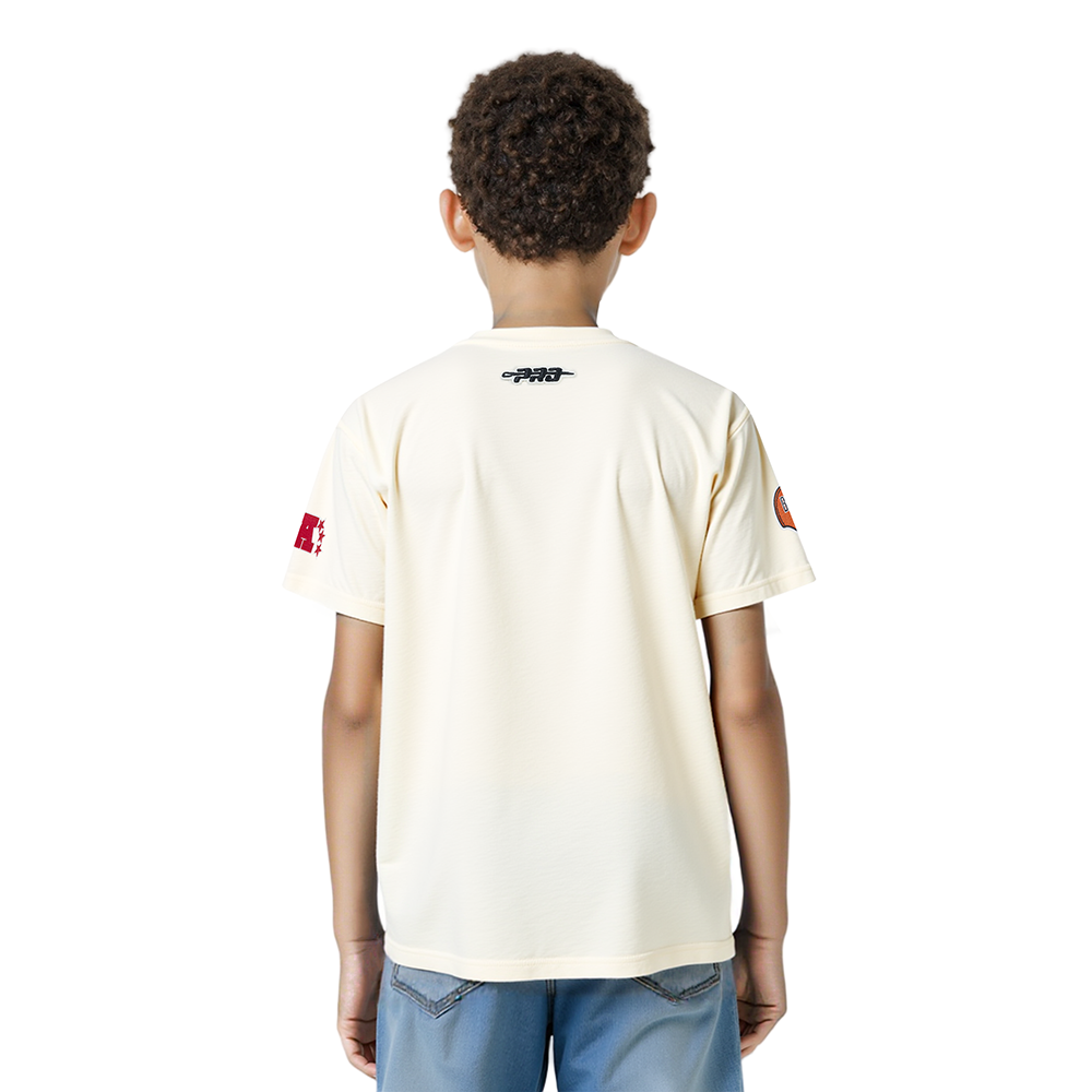 NFL CINCINNATI BENGALS RETRO CLASSIC LITTLE BOY'S SS TEE (EGGSHELL)