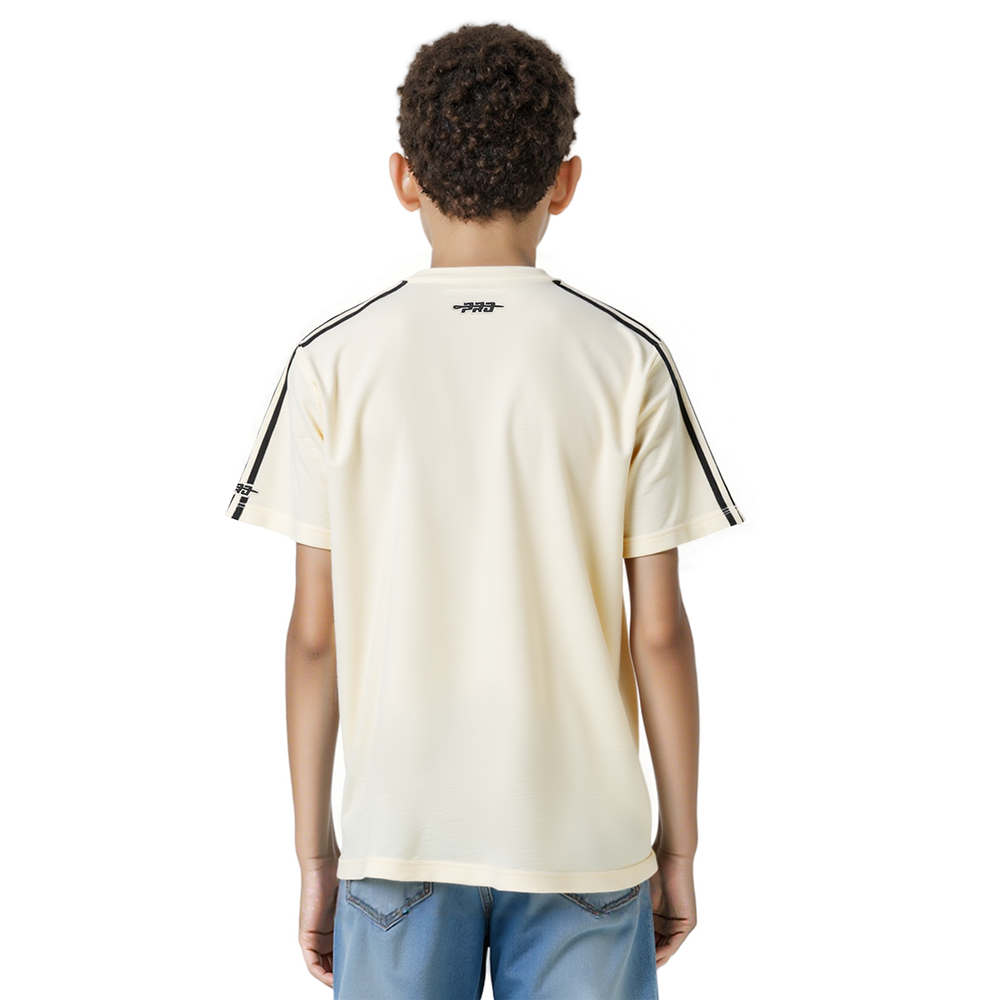 NFL CINCINNATI BENGALS RETRO CLASSIC LITTLE BOY'S SS TAPING TEE (EGGSHELL/ BLACK)