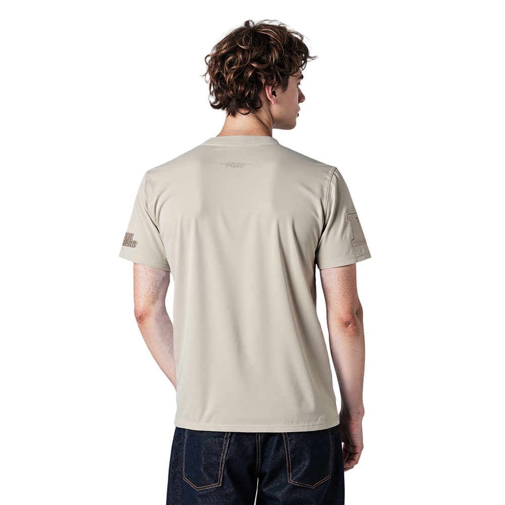 NFL CAROLINA PANTHERS NEUTRAL MEN'S CJ DROP SHOULDER TEE (TAUPE)