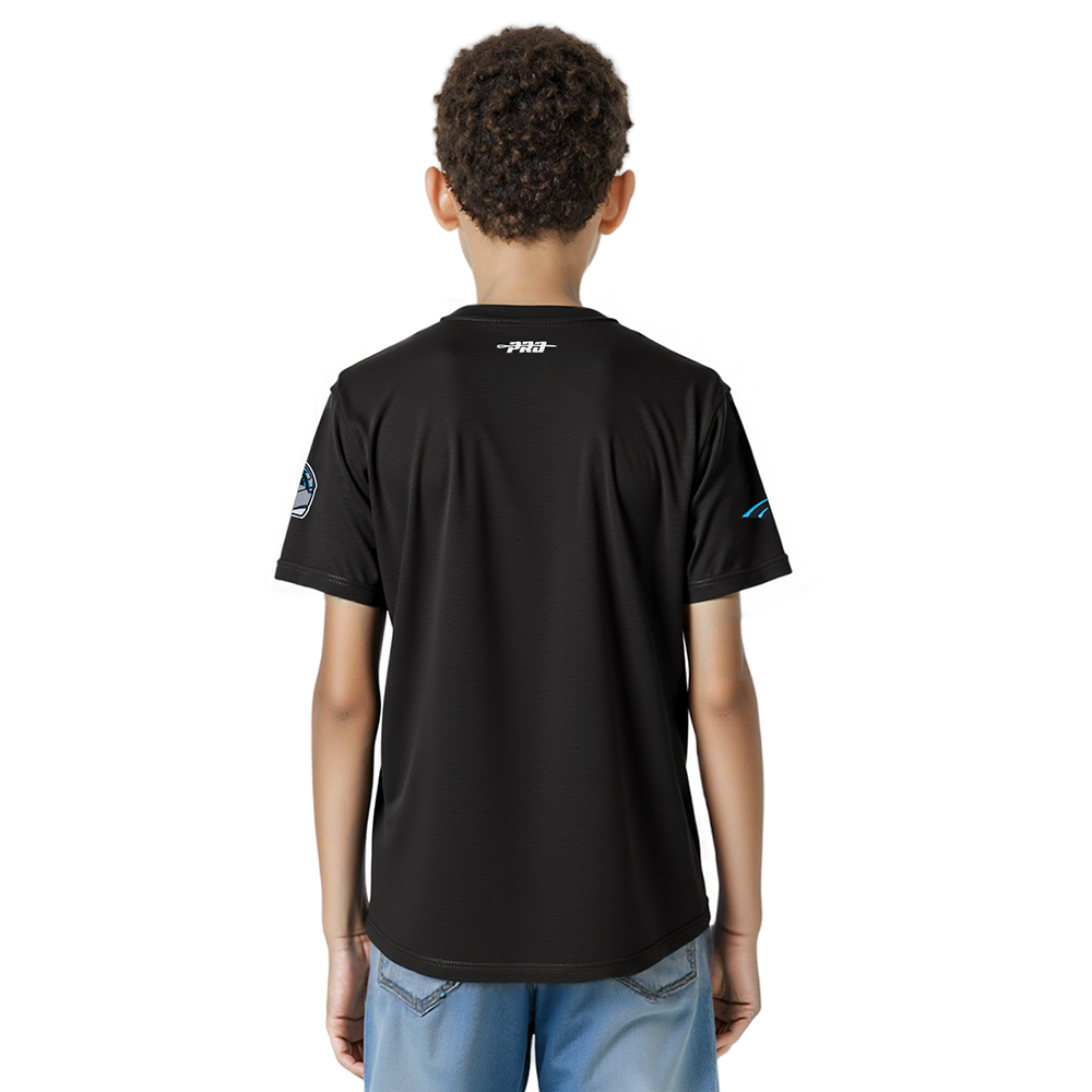 NFL CAROLINA PANTHERS CLASSIC BIG BOY'S SJ TEE (BLACK)