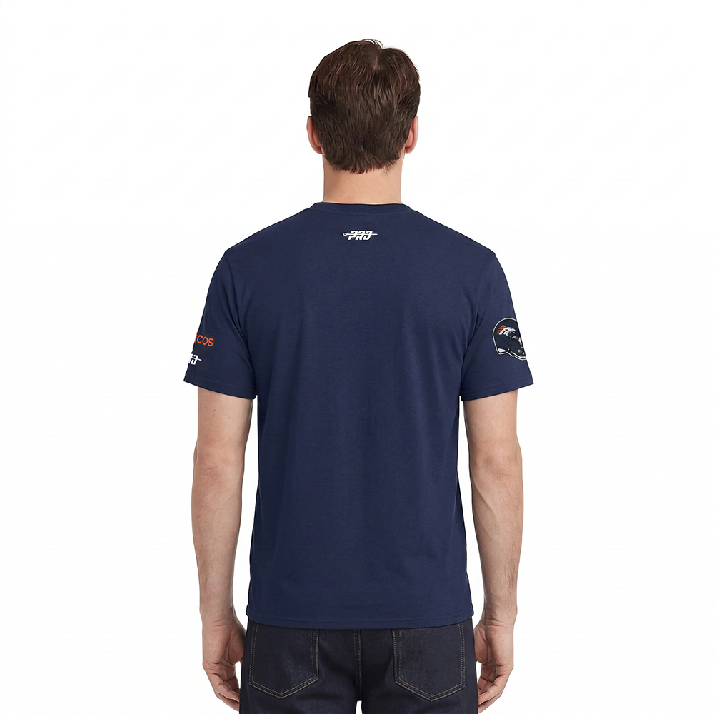 NFL DENVER BRONCOS MASHUP MEN'S TEE (MIDNIGHT NAVY)