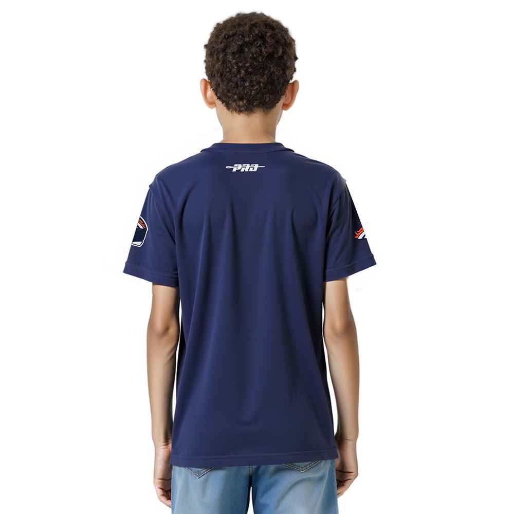 NFL DENVER BRONCOS CLASSIC BIG BOY'S SJ TEE (MIDNIGHT NAVY)
