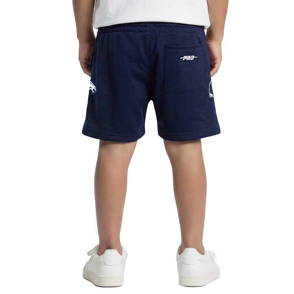 NFL DENVER BRONCOS CLASSIC LITTLE BOY'S MESH SHORT (MIDNIGHT NAVY)