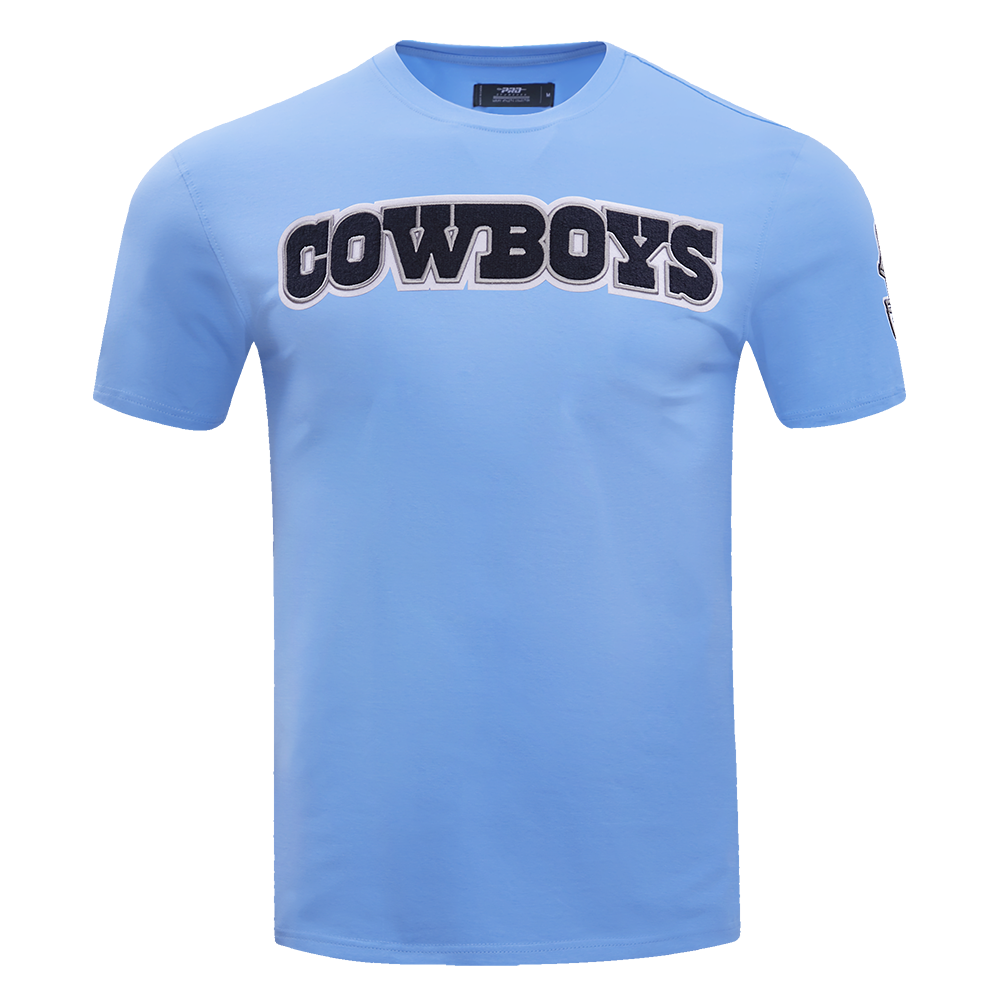 NFL DALLAS COWBOYS CLASSIC CHENILLE MEN'S TEE (UNIVERSITY BLUE)