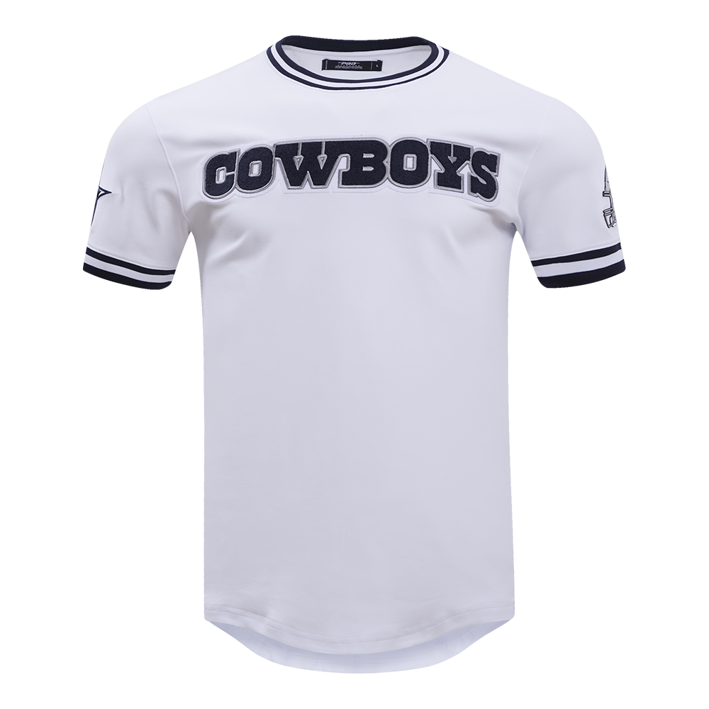 NFL DALLAS COWBOYS CLASSIC CHENILLE MEN S TEE WHITE