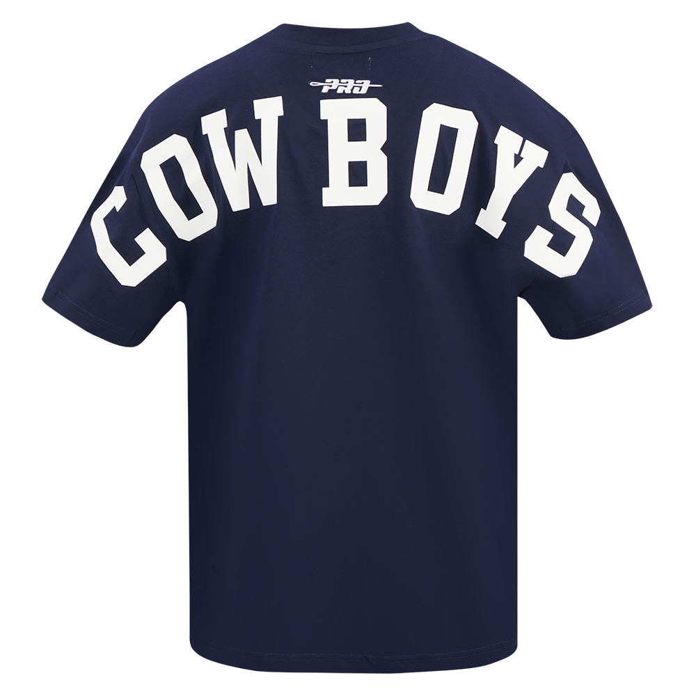 NFL DALLAS COWBOYS WINGSPAN MEN'S DROP SHOULDER LS TEE (TAUPE)