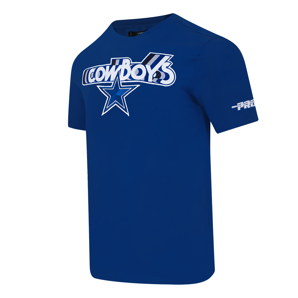 NFL DALLAS COWBOYS RETRO ELEVATION MEN'S SINGLE JERSEY TEE (DODGER BLUE)