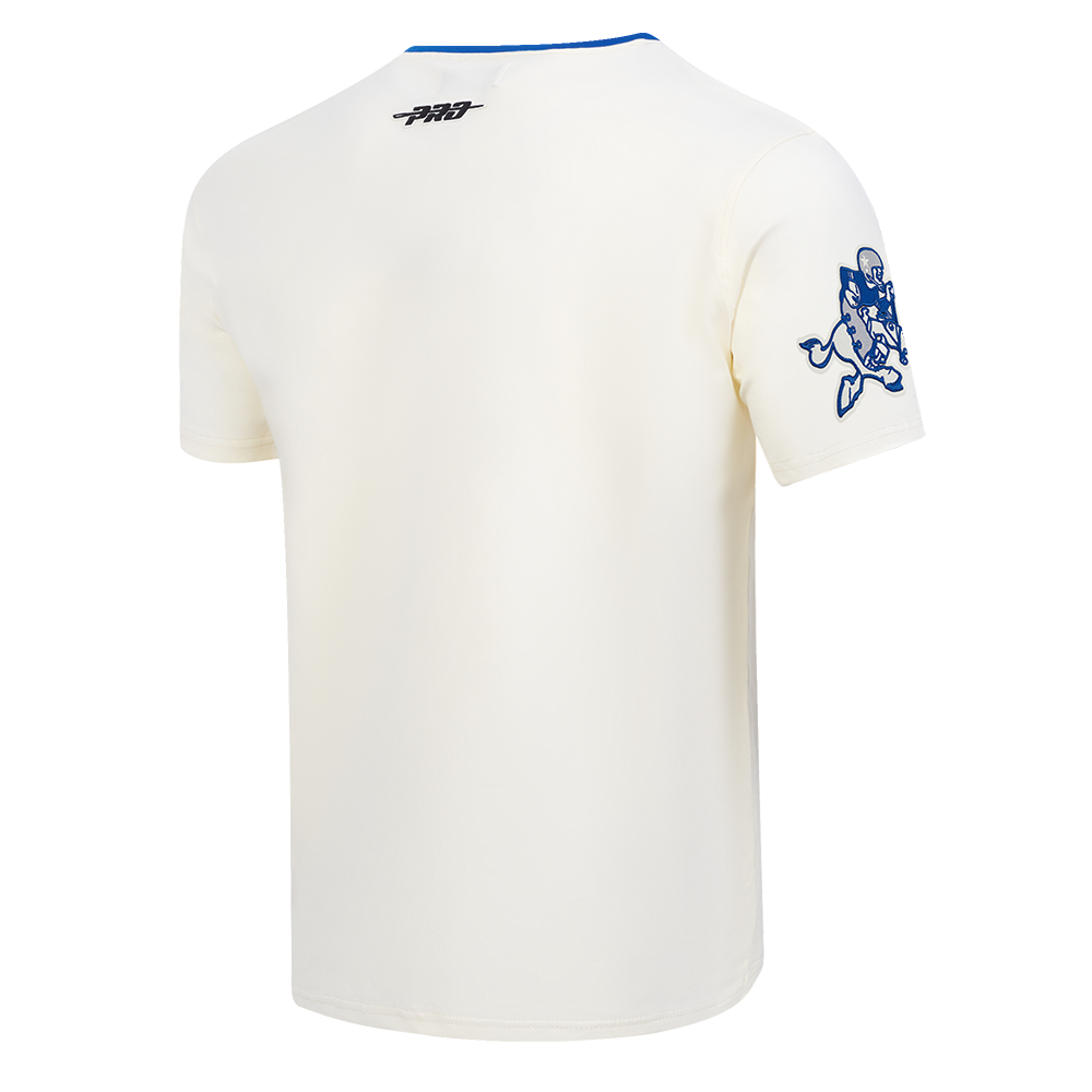 NFL DALLAS COWBOYS MODERN ORIGINALS MEN'S RINGER TEE (EGGSHELL/DODGER BLUE)