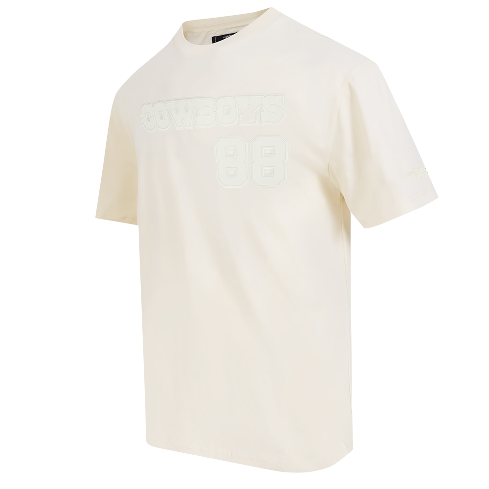 NFL DALLAS COWBOYS CEE DEE LAMB #88 NEUTRAL MEN'S CJ DROP SHOULDER T (EGGSHELL)