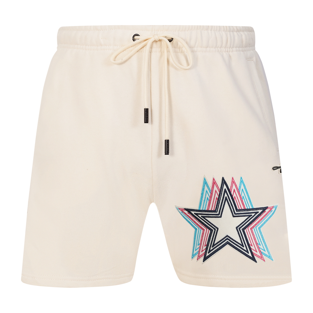 NFL DALLAS COWBOYS ECHO LOGO MEN'S FLEECE SHORT (EGGSHELL)