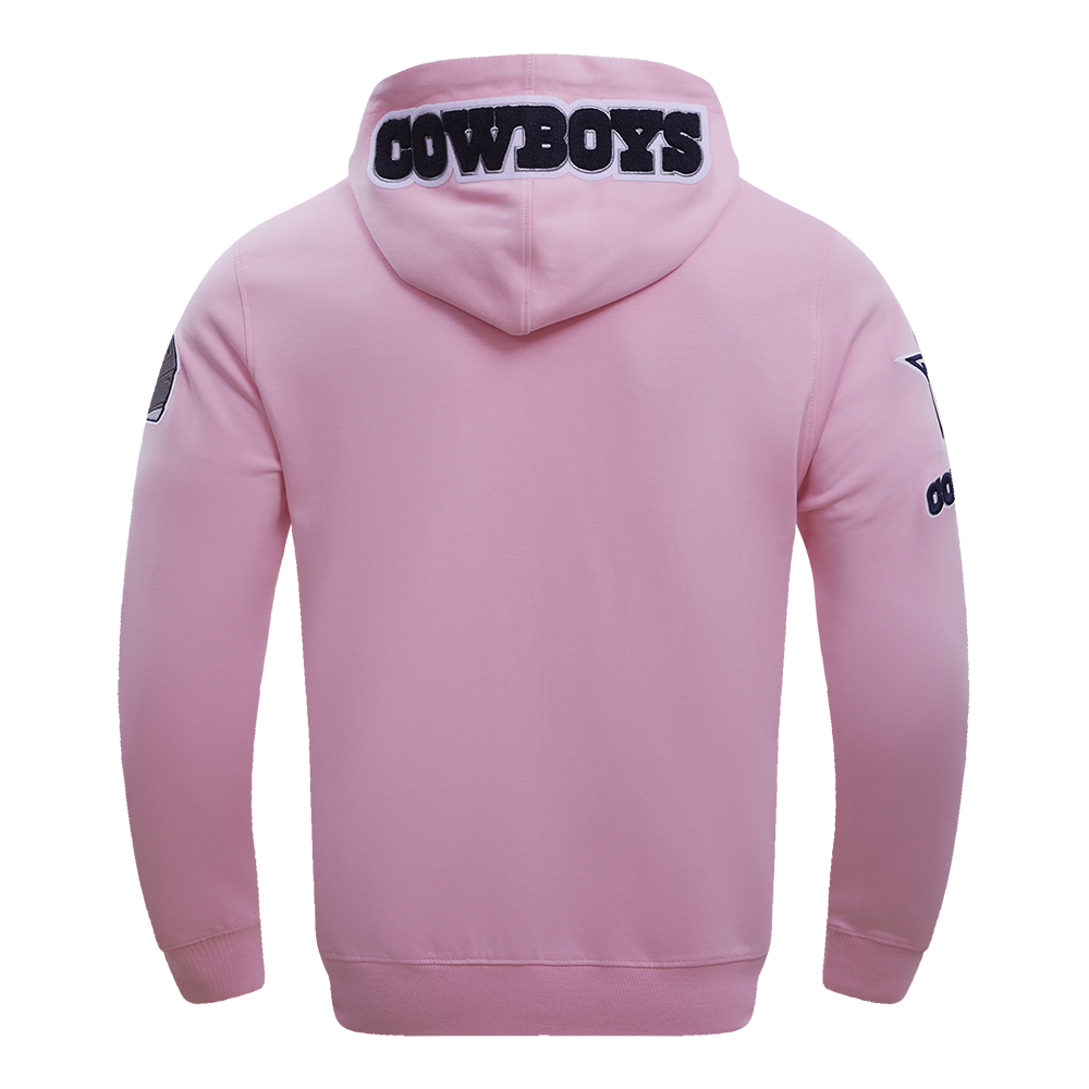 Dallas Cowboys Pro Standard Women's Triple Pink Cropped Pullover Hoodie