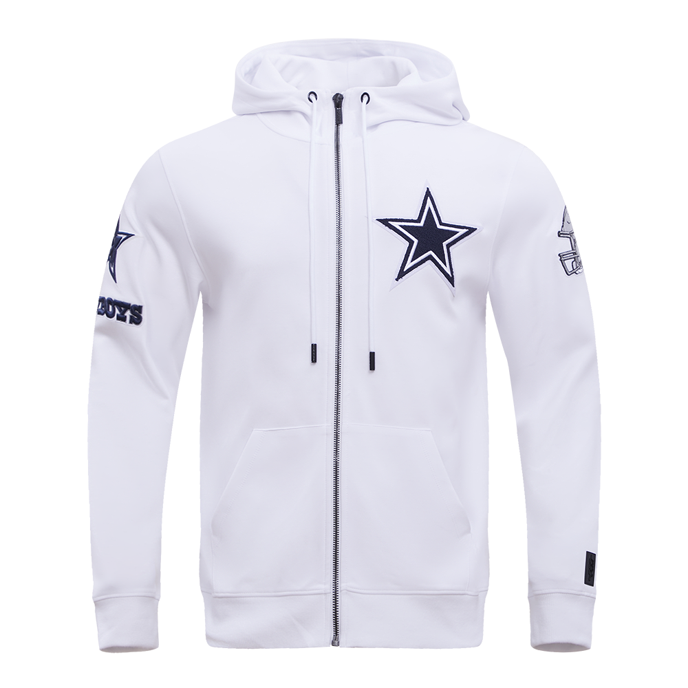 NFL DALLAS COWBOYS CLASSIC CHENILLE FULL ZIP HOODIE