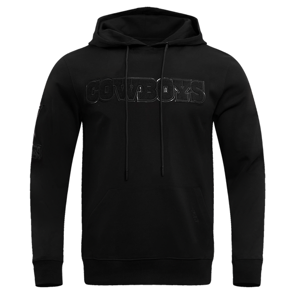 DALLAS COWBOYS TRIPLE BLACK FLC PO HOODIE (TRIPLE BLACK)