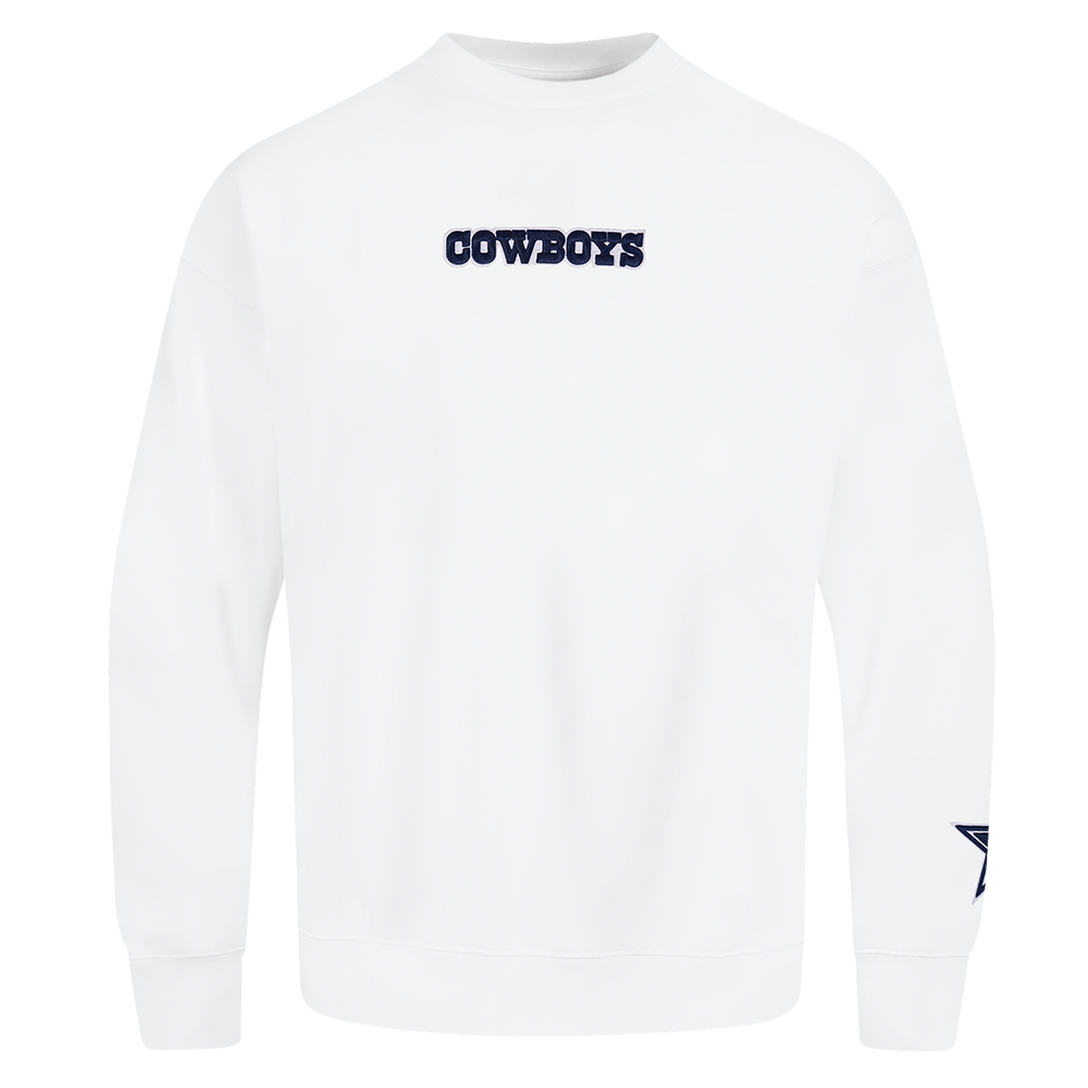 NFL DALLAS COWBOYS WINGSPAN MEN'S DROP SHOULDER LS TEE (TAUPE)