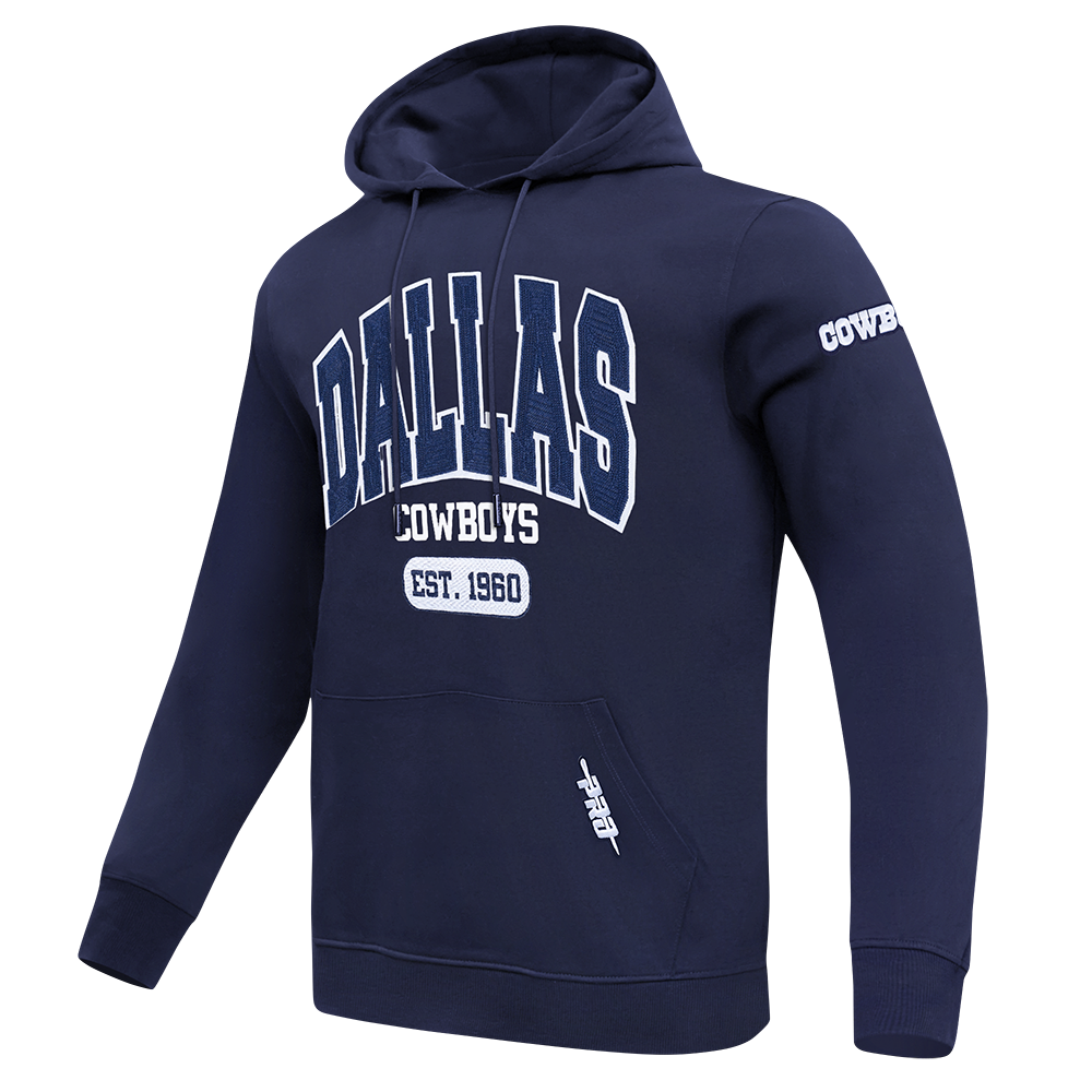 NFL DALLAS COWBOYS CITY ARCH MEN'S FLC PO HOODIE (MIDNIGHT NAVY)
