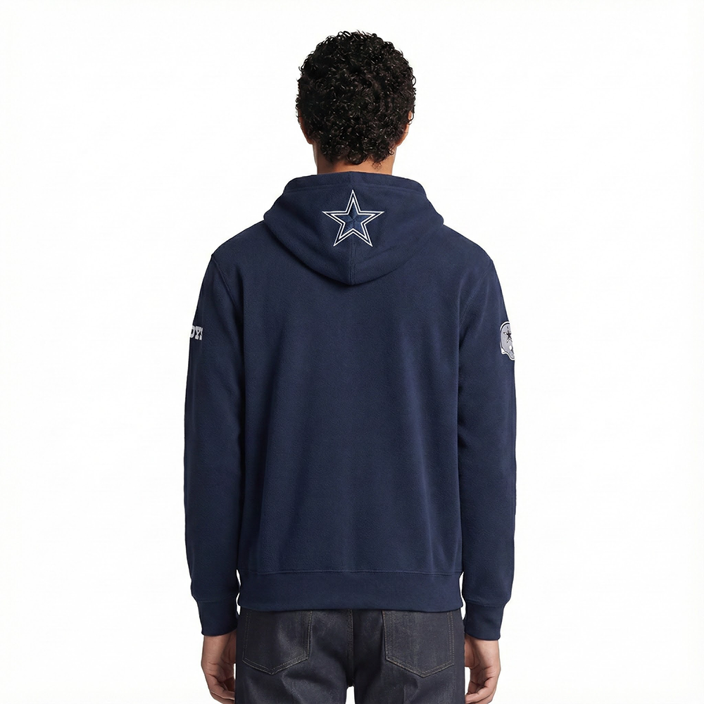 NFL DALLAS COWBOYS CITY ARCH MEN'S FLC PO HOODIE (MIDNIGHT NAVY)
