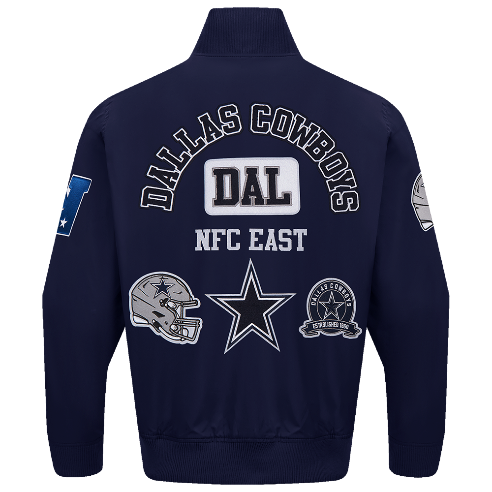 NFL DALLAS COWBOYS AREA CODE M TWILL JACKET (MIDNIGHT NAVY)