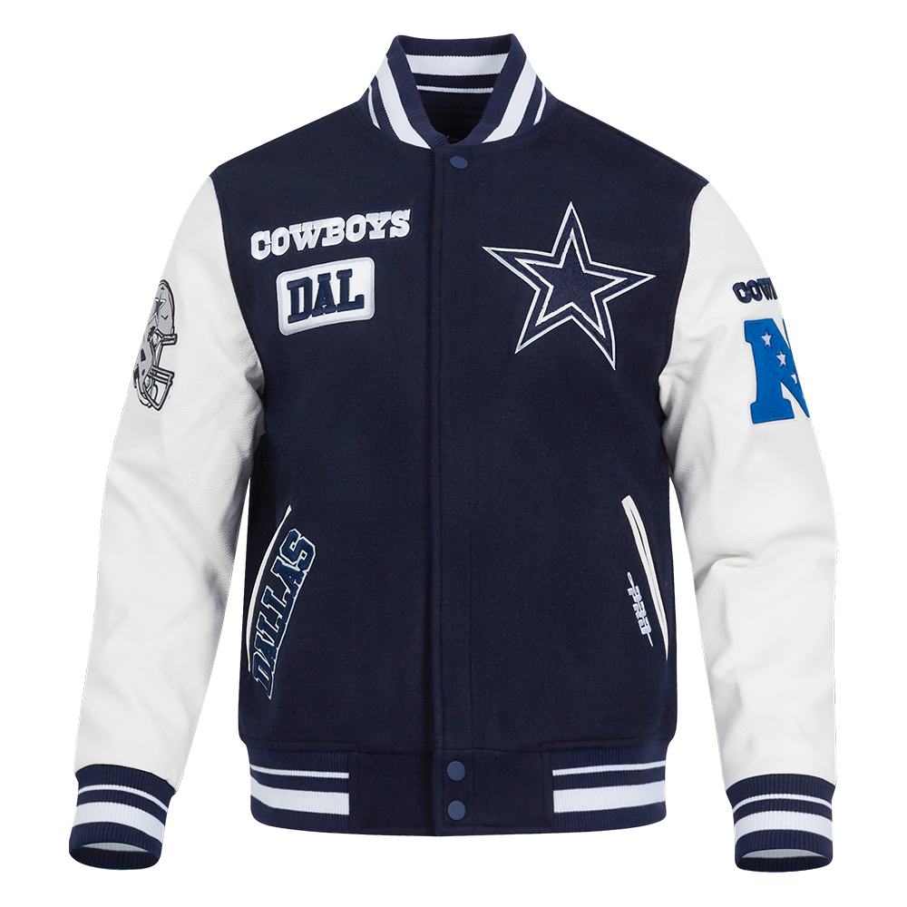 NFL DALLAS COWBOYS AREA CODE M TWILL JACKET (MIDNIGHT NAVY)