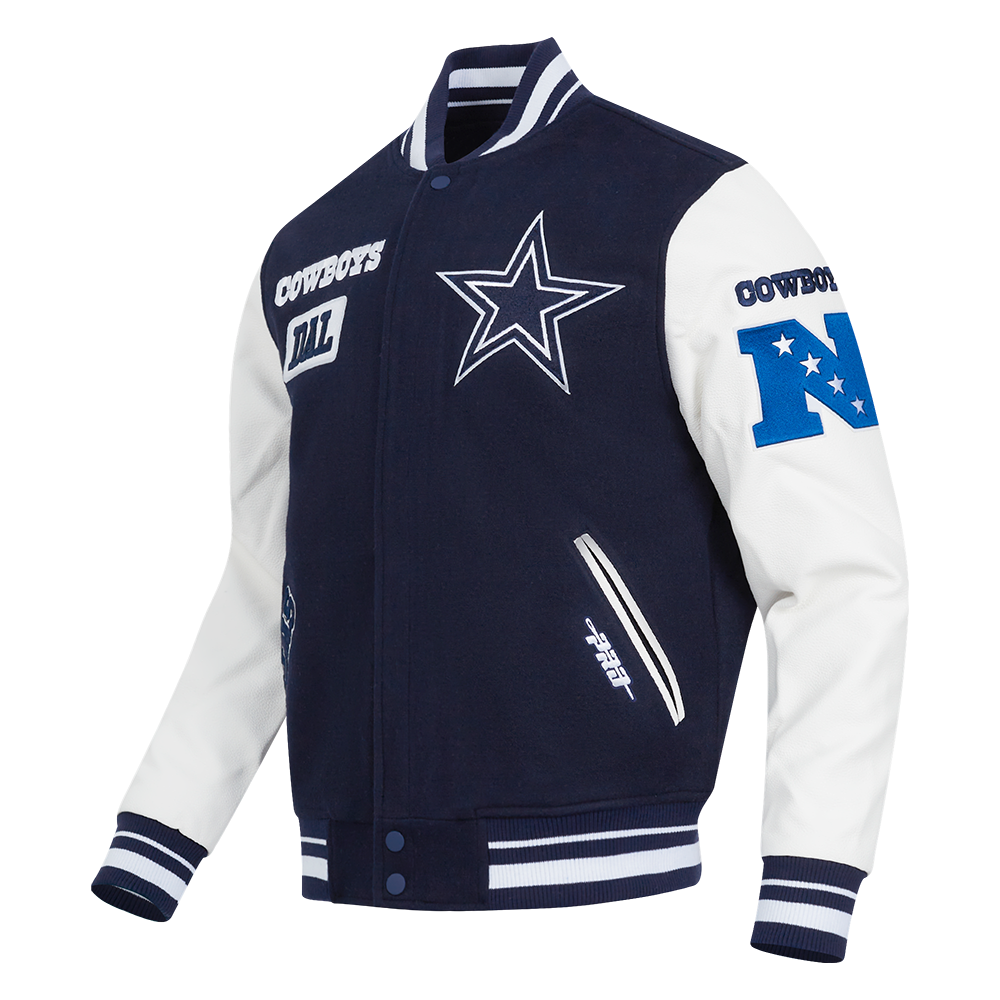 NFL DALLAS COWBOYS AREA CODE M TWILL JACKET (MIDNIGHT NAVY)