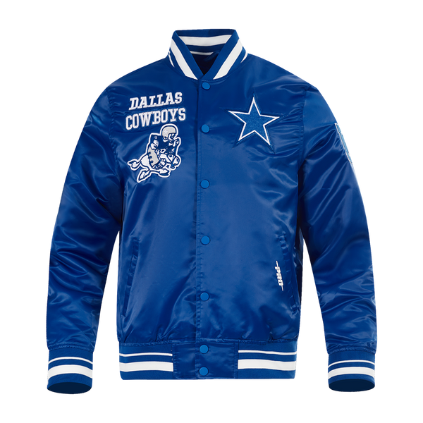 NFL DALLAS COWBOYS RETRO CLASSIC MEN'S RIB SATIN JACKET (DOGERS BLUE) – Pro  Standard