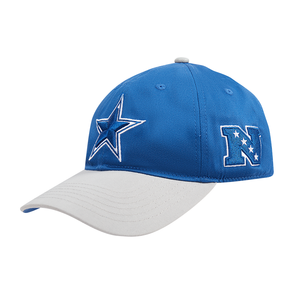 NFL DALLAS COWBOYS RETRO CLASSICS LOGO COTTON TWILL PRO SCORE STRAPBACK/DODGER BLUE/GRAY