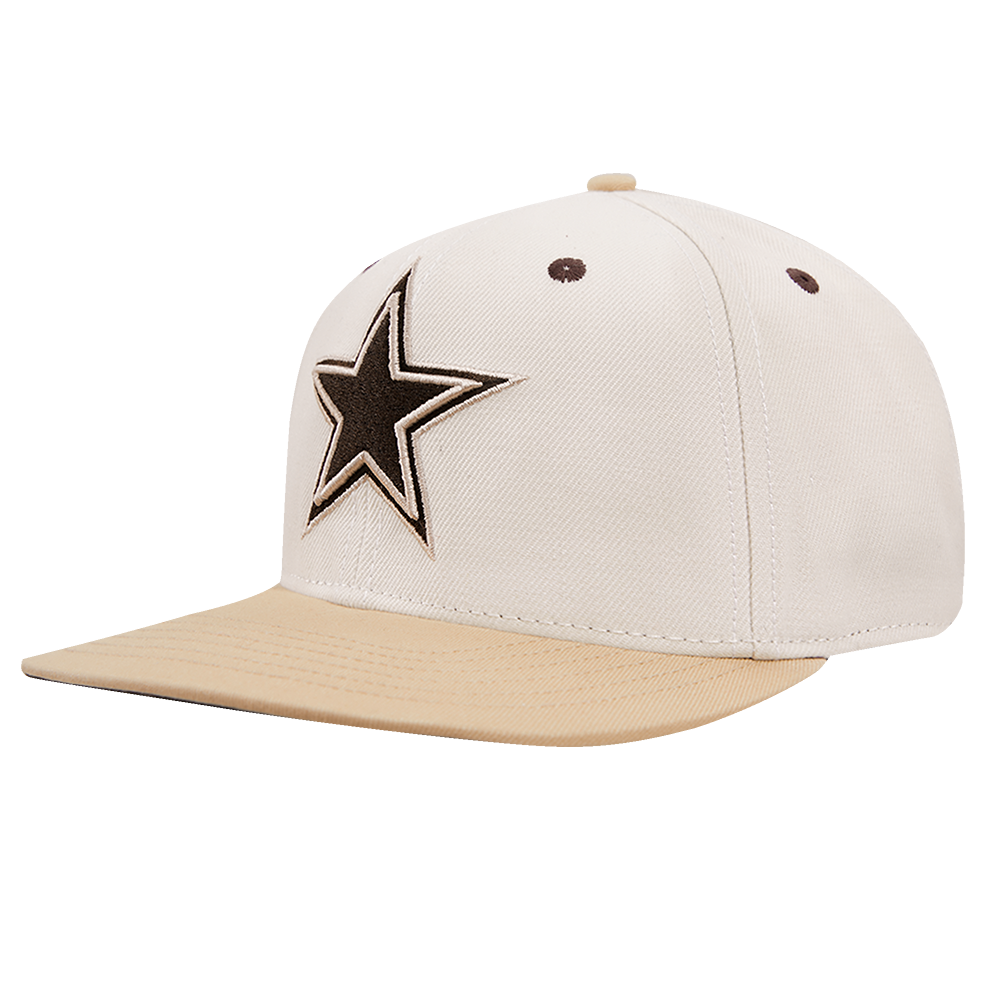 NFL DALLAS COWBOYS TAN TONAL WOOL SNAPBACK HAT (EGGSHELL/KHAKI)