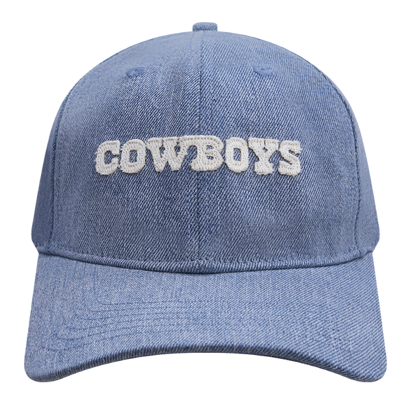 DALLAS COWBOYS VARSITY BLUES DENIM DAD HAT (LINEN)