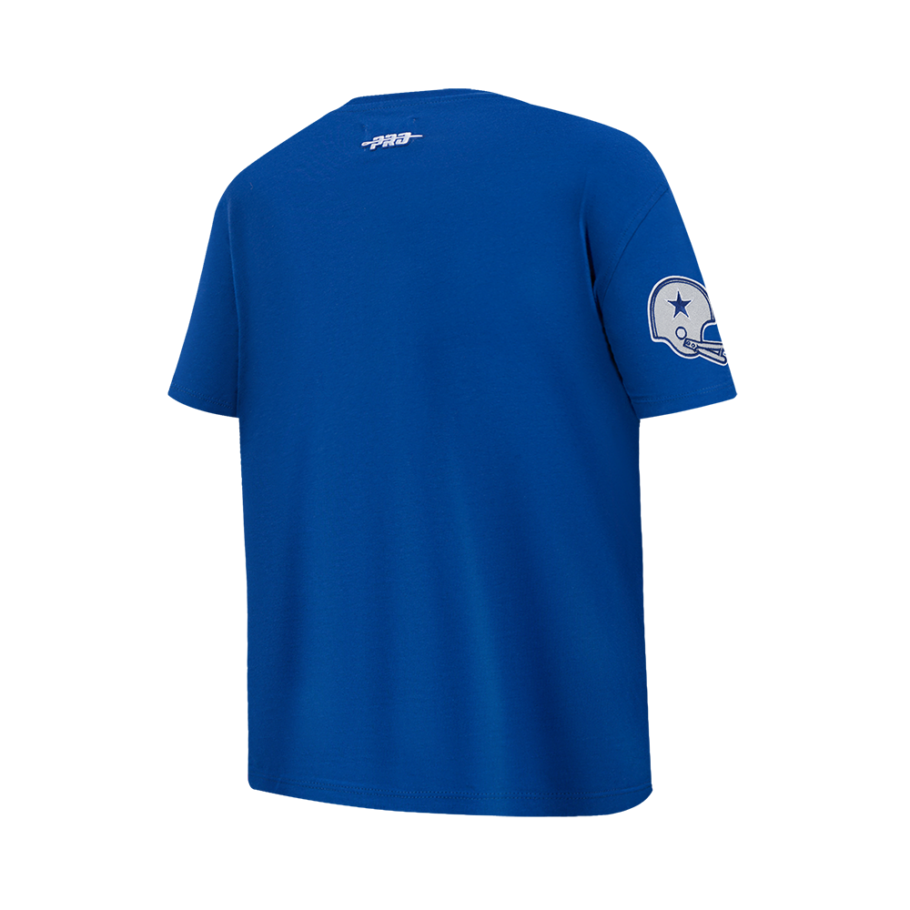 NFL DALLAS COWBOYS RETRO CLASSICS BIG BOY'S SS TEE (DODGER BLUE)