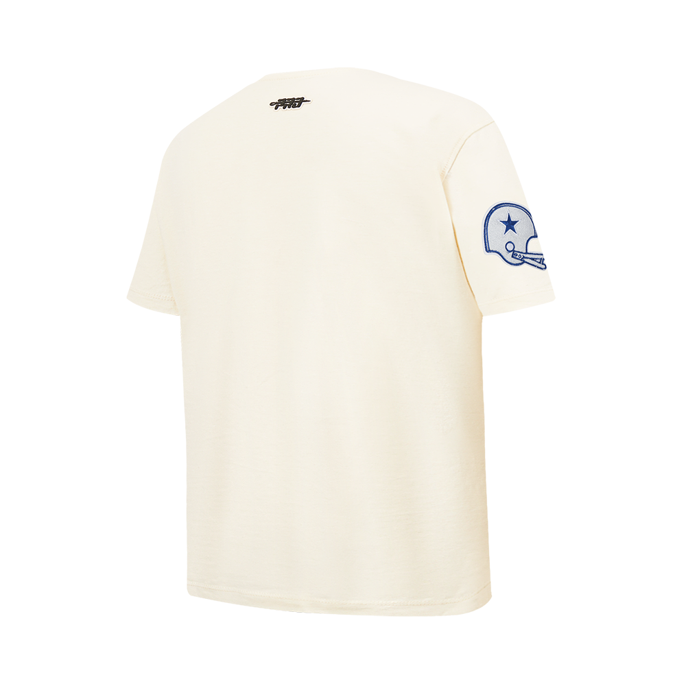 NFL DALLAS COWBOYS RETRO CLASSICS BIG BOY'S SS TEE (EGGSHELL)