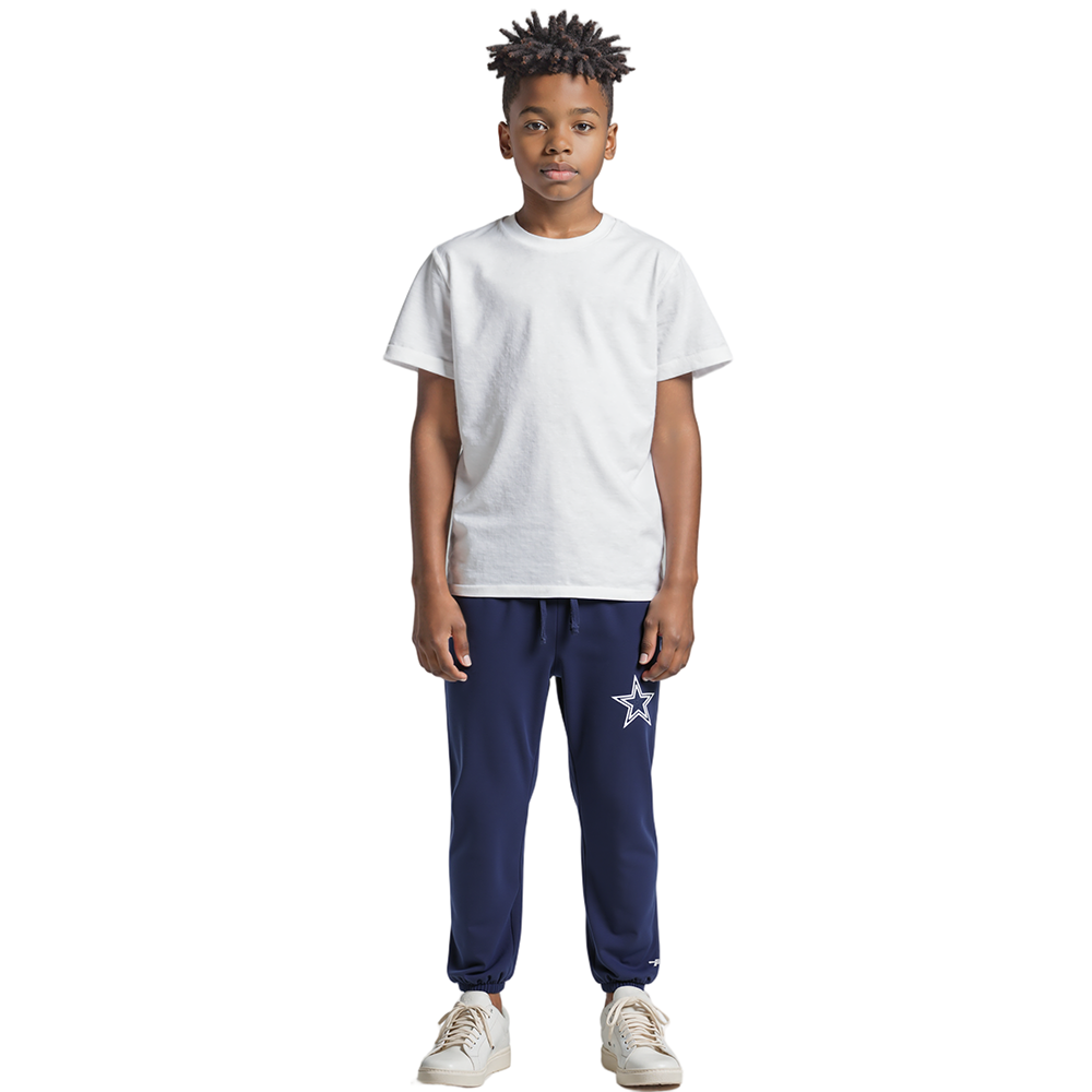 NFL DALLAS COWBOYS CLASSIC BIG BOYS FLC SWEATPANT (MIDNIGHT NAVY)