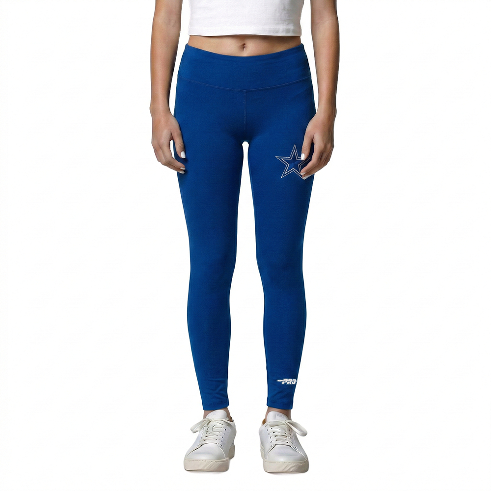 NFL DALLAS COWBOYS RETRO CLASSIC BIG GIRLS LEGGING (DODGER BLUE)