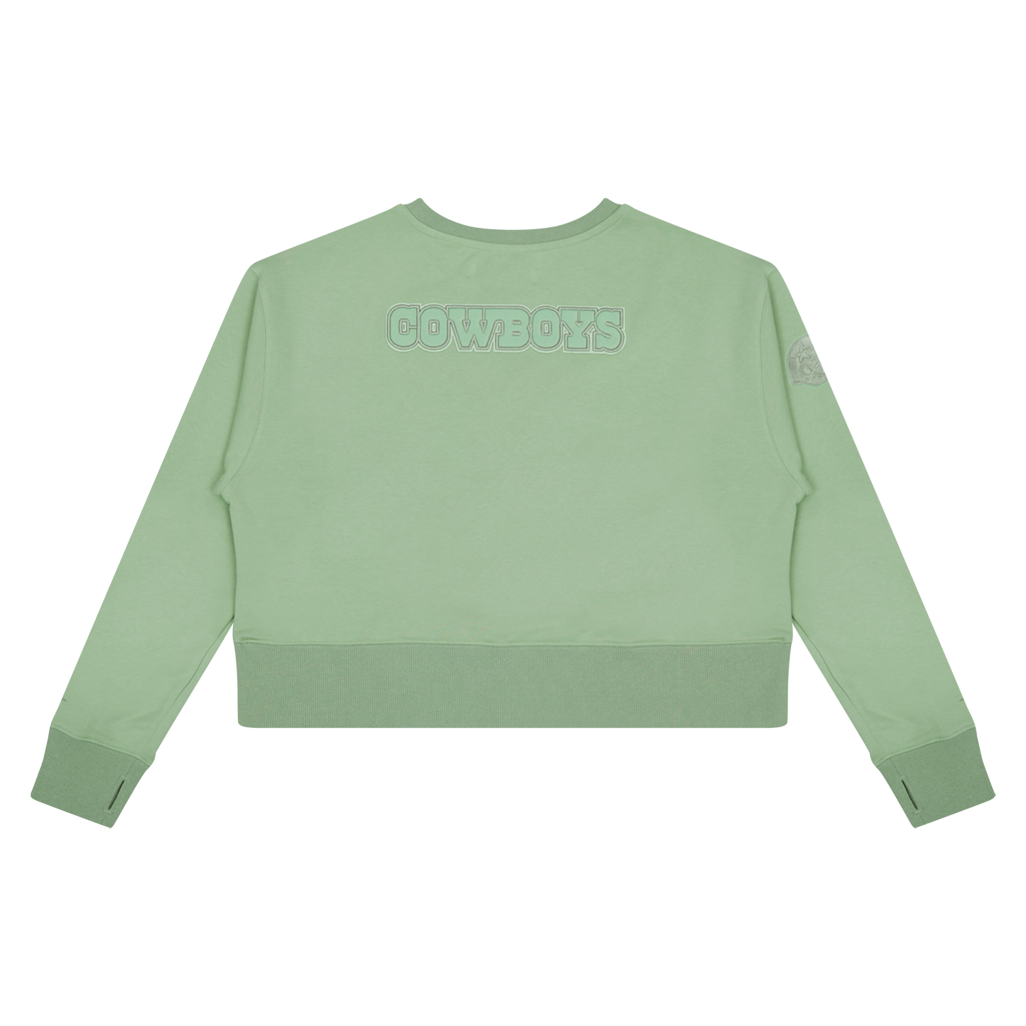 NFL DALLAS COWBOYS NEUTRAL FLEECE CREWNECK (MOSS)