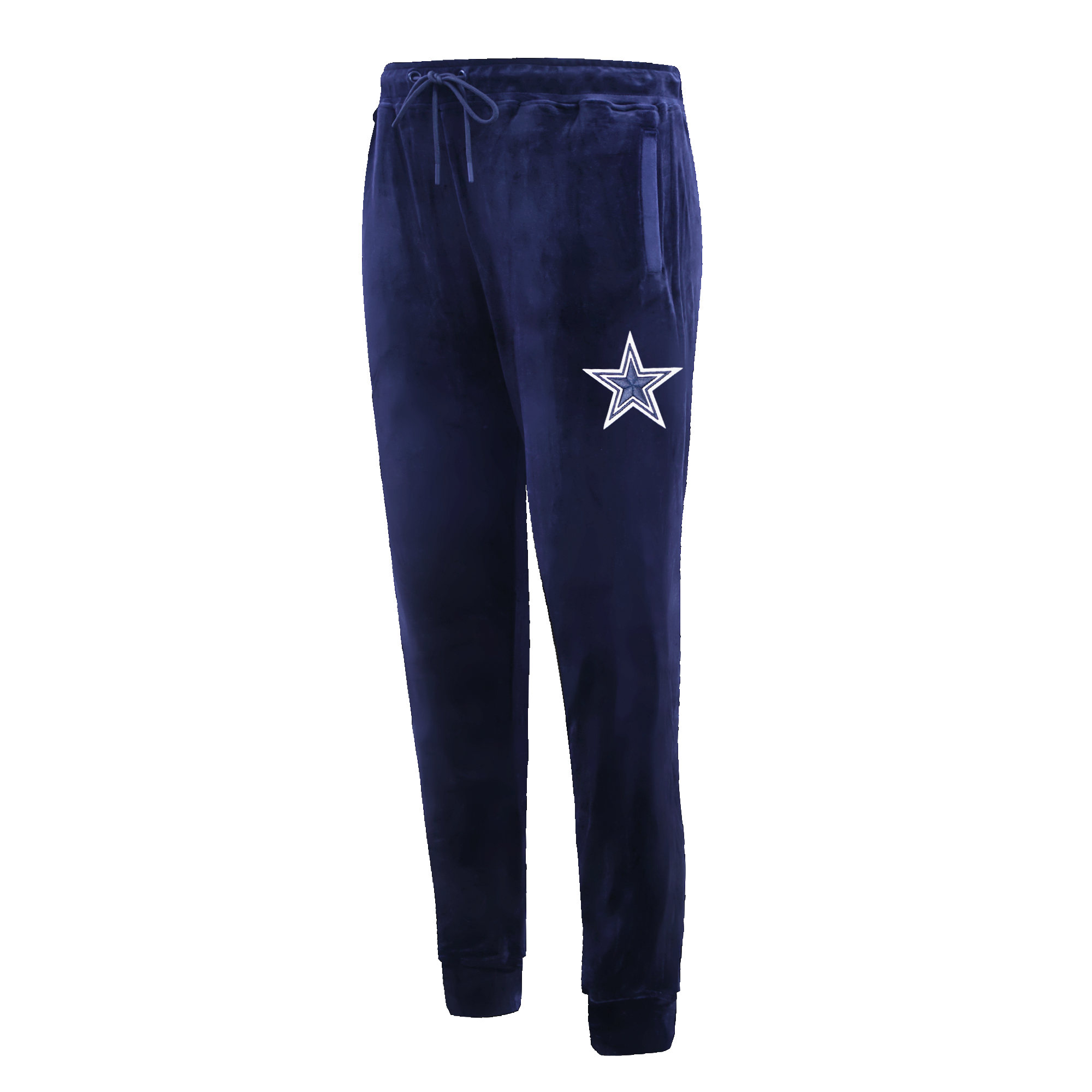 NFL DALLAS COWBOYS CLASSIC WOMEN S VELOUR JOGGER MIDNIGHT NAVY Pro Standard