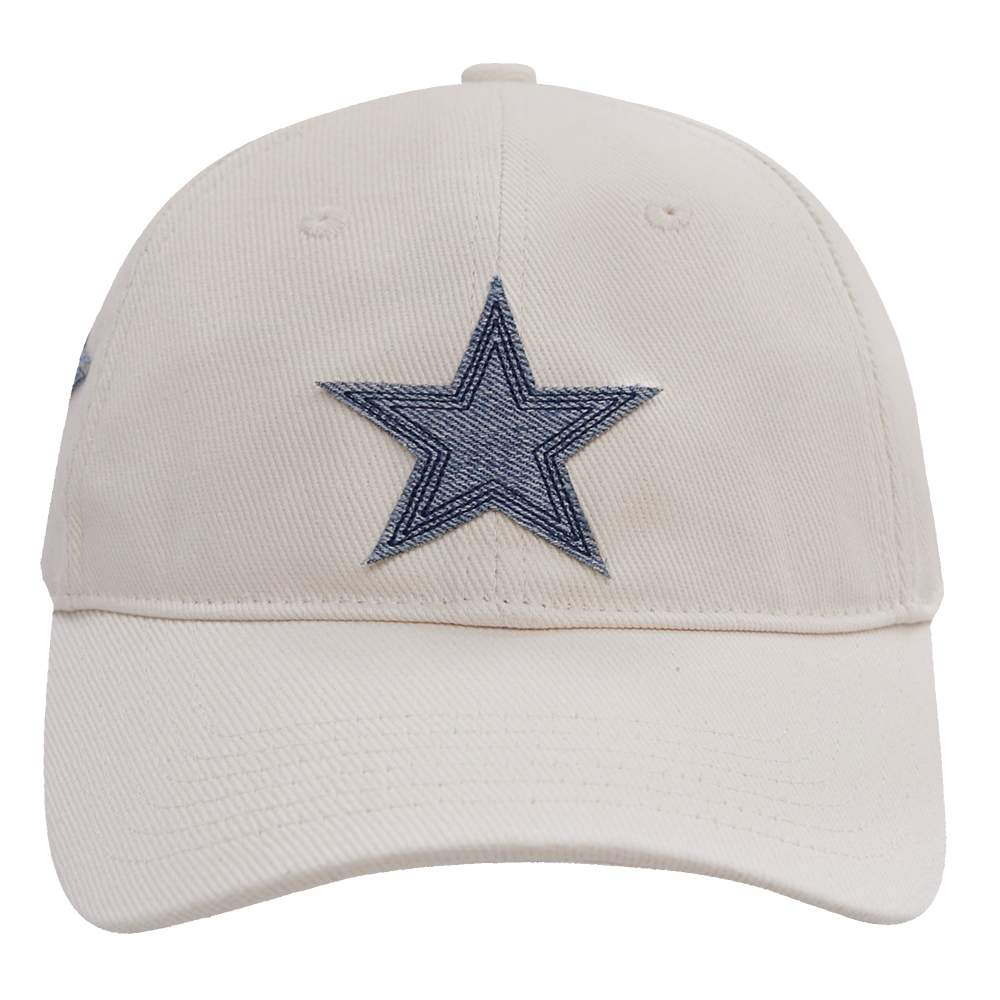 NFL DALLAS COWBOYS VARSITY BLUES WOMEN'S DENIM DAD HAT (LINEN) Pro