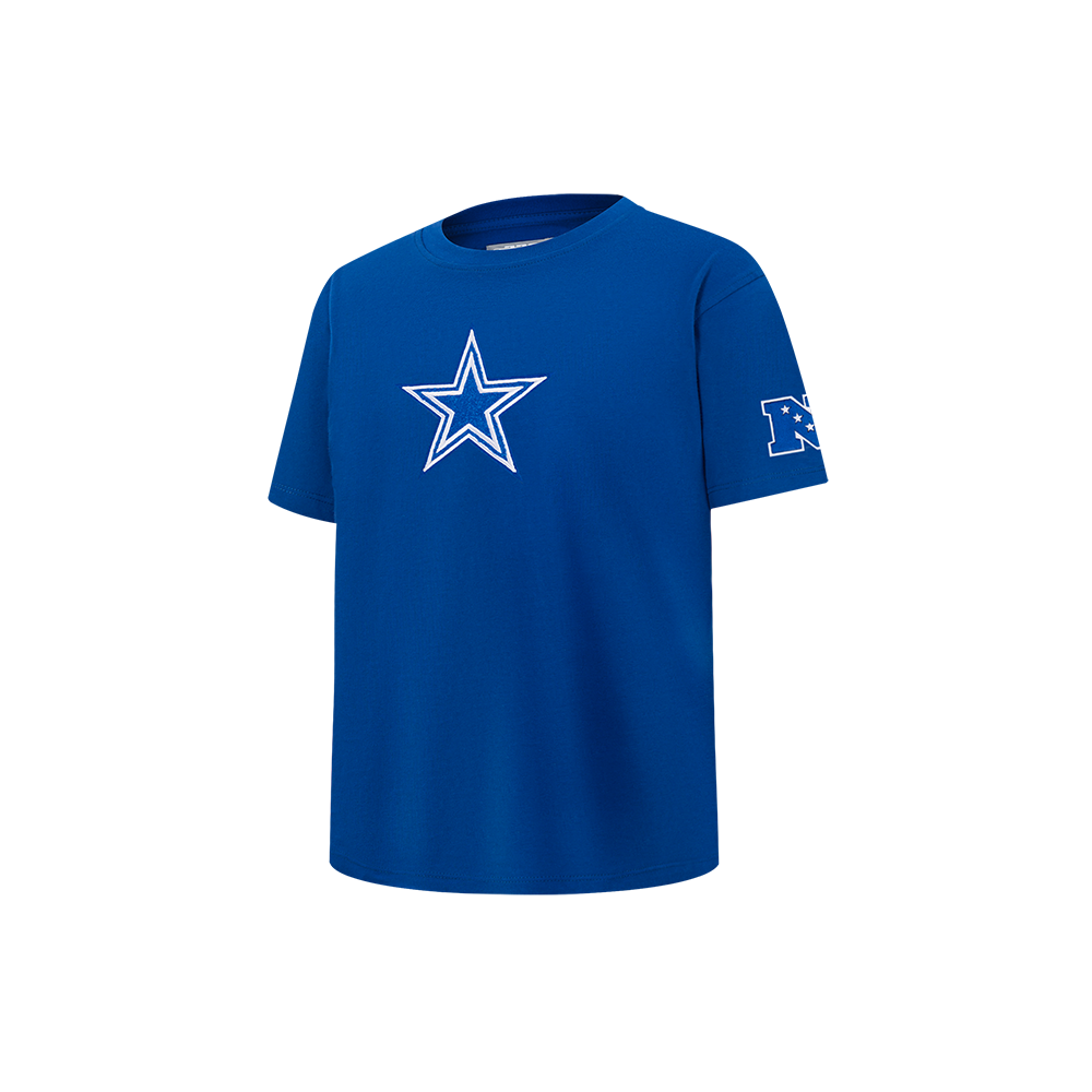 NFL DALLAS COWBOYS RETRO CLASSIC LITTLE BOYS SHORT SLEEVE TEE (DODGER BLUE)