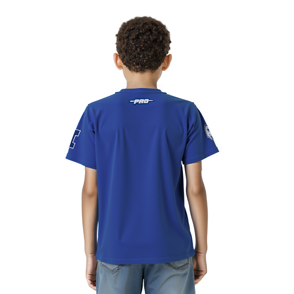 NFL DALLAS COWBOYS RETRO CLASSICS LITTLE BOY'S SS TEE (DODGER BLUE)