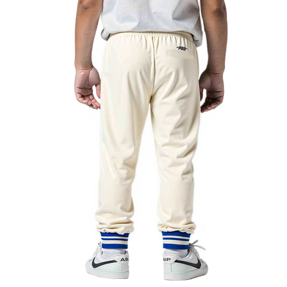 NFL DALLAS COWBOYS RETRO CLASSIC TODDLER BOYS RIB SWEATPANT (EGGSHELL/DODGER BLUE)