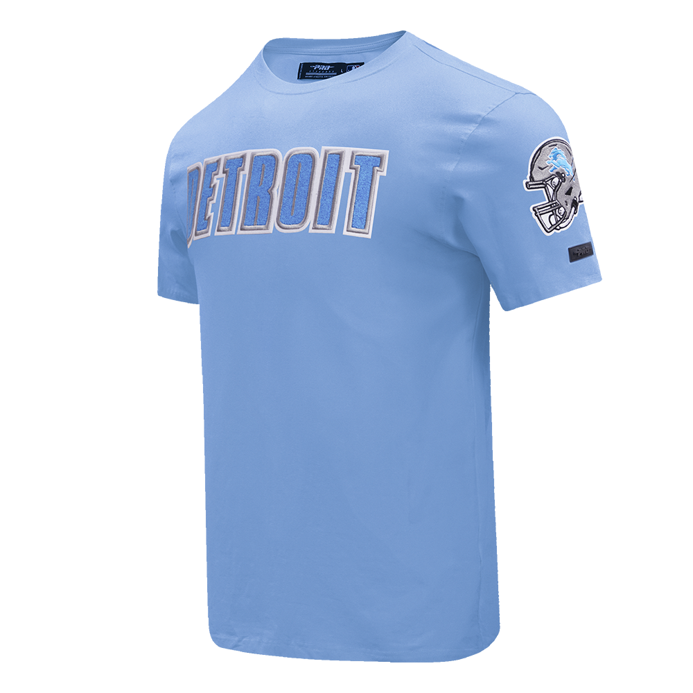 NFL DETROIT LIONS CLASSIC CHENILLE MEN'S TEE (UNIVERSITY BLUE)