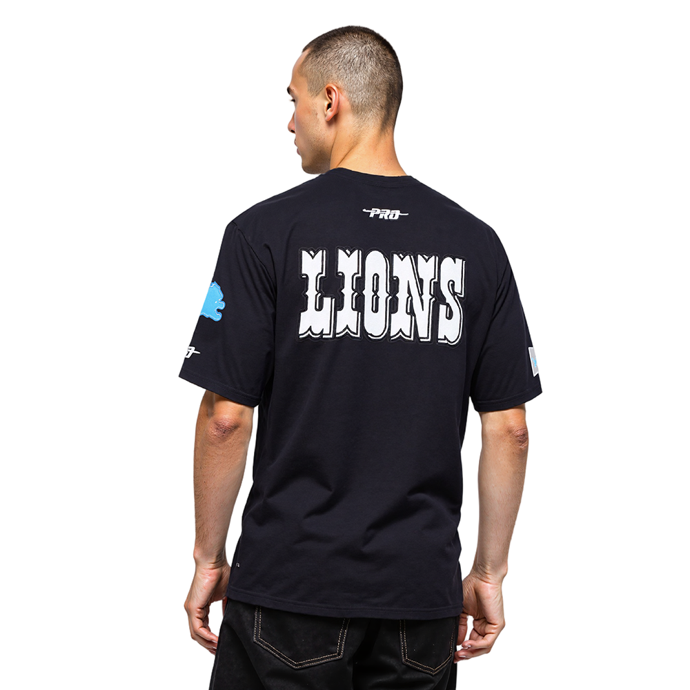 NFL DETROIT LIONS BEST OF MEN'S CJ DROP SHOULDER TEE (BLACK)