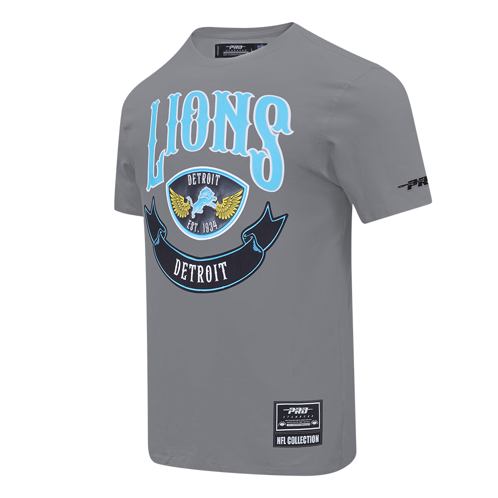 NFL DETROIT LIONS BORN FOR SPORT MEN'S SJ TEE (Gray)