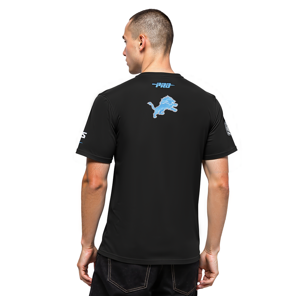 NFL DETROIT LIONS CITY ARCH MEN'S SJ TEE (BLACK)