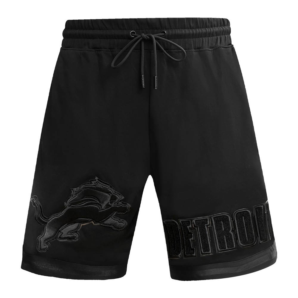 NFL DETROIT LIONS TRIPLE BLACK SHORT (TRIPLE BLACK)