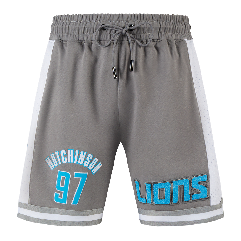 NFL DETROIT LIONS AIDAN HUTCHINSON #97 CLASSIC MEN'S DK 2.0 SHORT\ (GRAY)