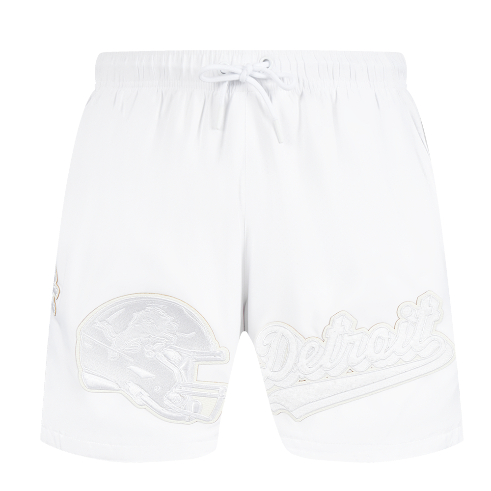 NFL DETROIT LIONS WHITE OUT MEN'S WOVEN SHORT (WHITE)