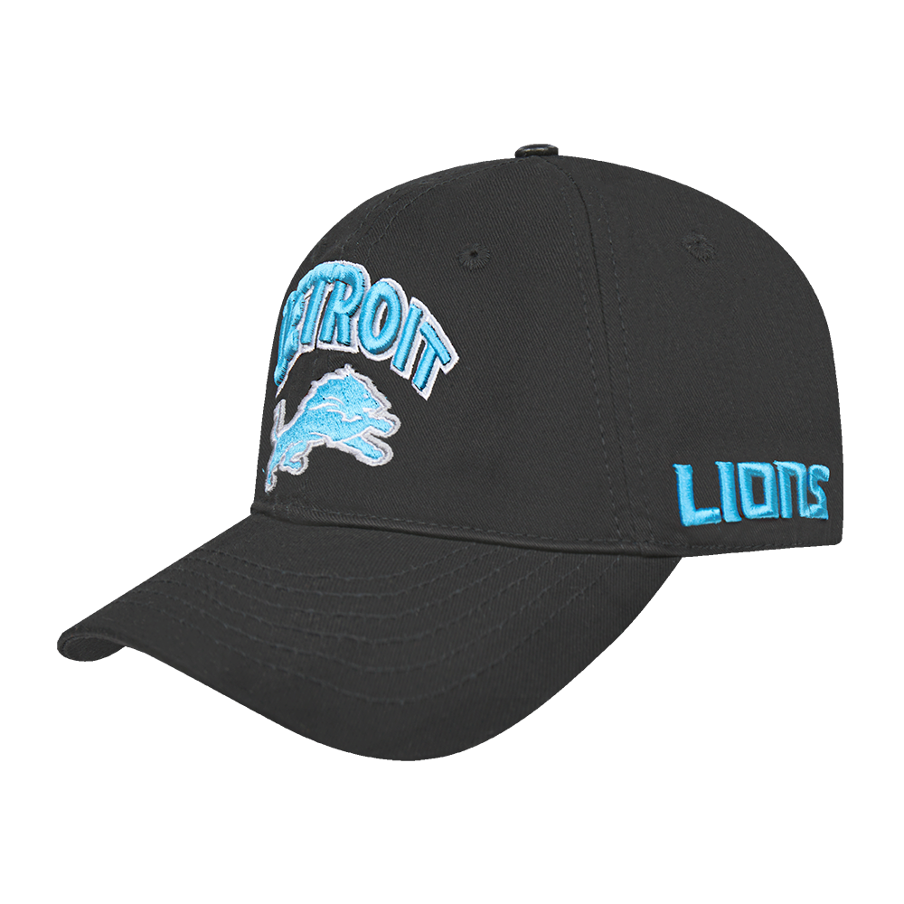 NFL DETROIT LIONS TURN IT UP MEN'S DAD HAT (BLACK)