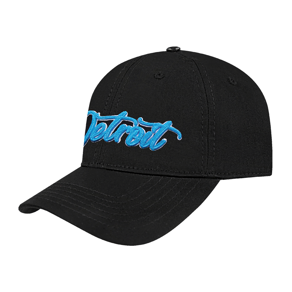 NFL DETROIT LIONS CITY SIGNATURE MEN'S DAD HAT (BLACK)