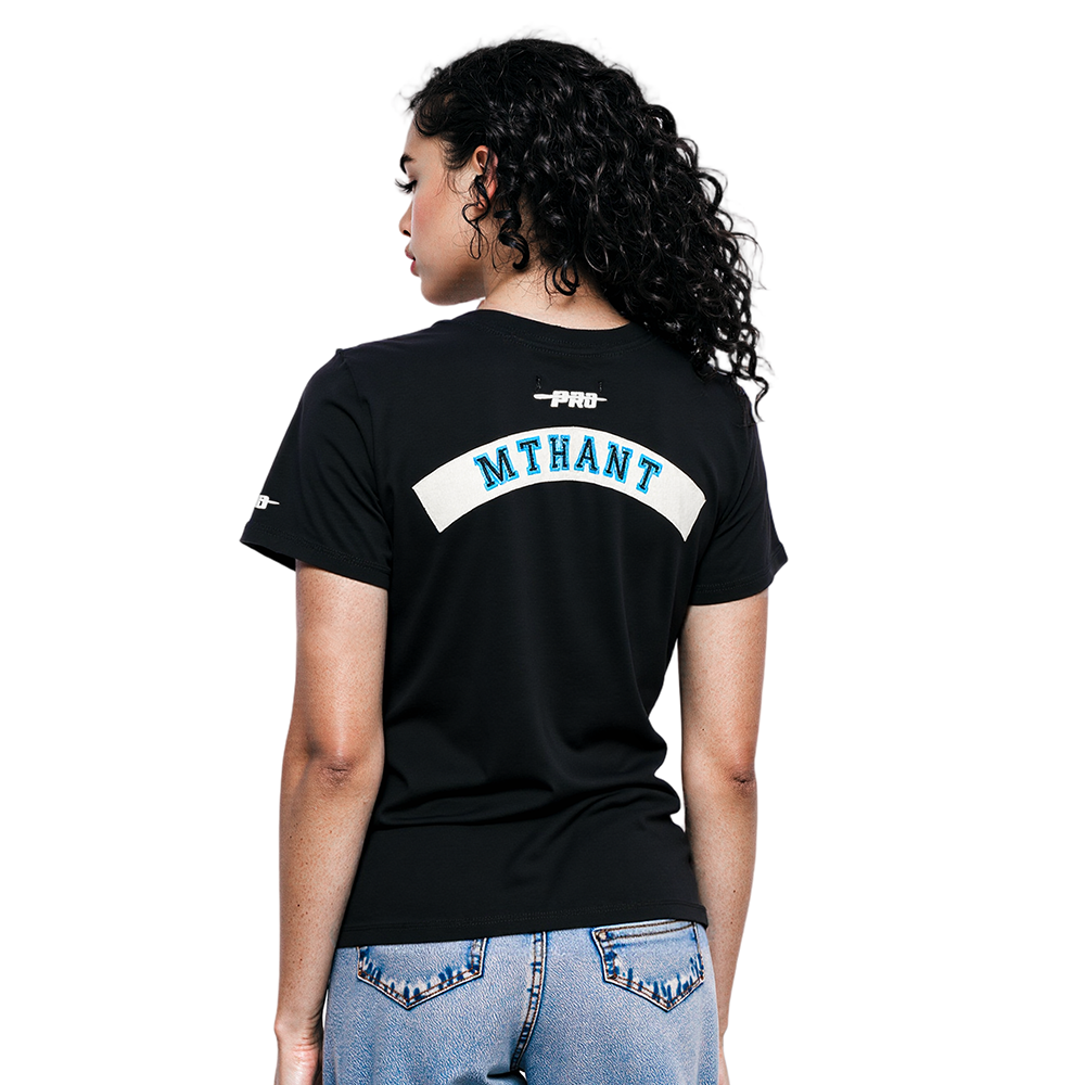 NFL DETROIT LIONS BEST OF WOMEN'S SS SLIM FIT TEE (BLACK)