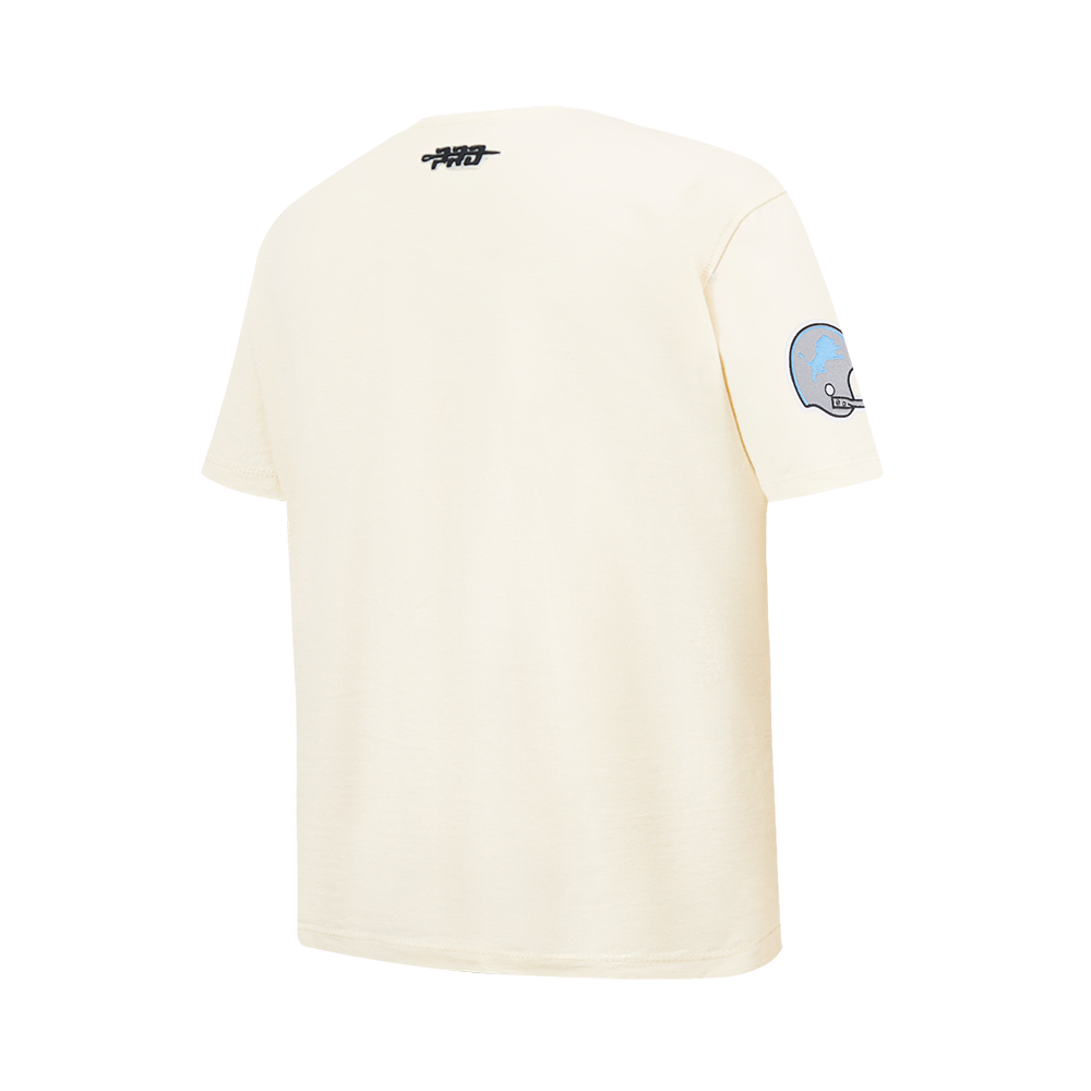 NFL DETROIT LIONS RETRO CLASSICS BIG BOY'S SS TEE (EGGSHELL)